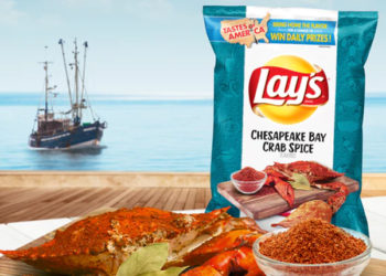 patatine al gusto di pesce