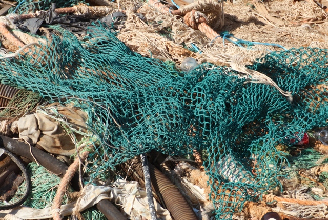 Recupero reti da pesca e plastica