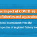 L'impatto di COVID-19 sulla pesca e l'acquacoltura