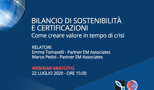 Bilancio di sostenibilità Certificazioni pesca e acquacoltura