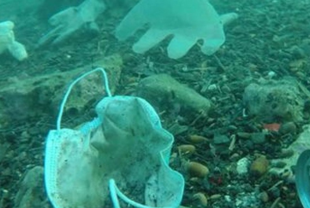 mascherine guanti reti pescatori