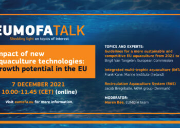 Acquacoltura. Il 7 dicembre il prossimo Eumofa Talk