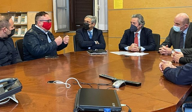 Battistoni e Scilla incontrano delegazione marinerie