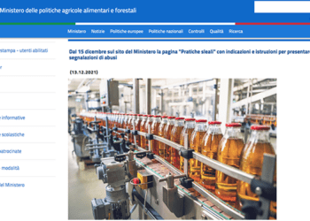 Mipaaf, online da domani "Pratiche sleali"