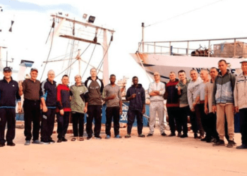 Uila Pesca dal Papa con i 18 pescatori rapiti dai libici