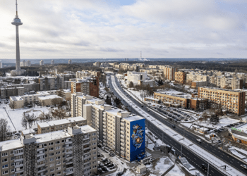 Un murale per Sinkevičius a Vilnius