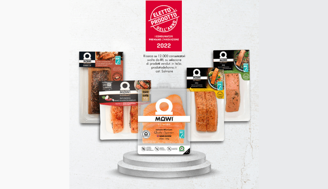 Il salmone MOWI vince il premio “Eletto Prodotto dell’Anno”