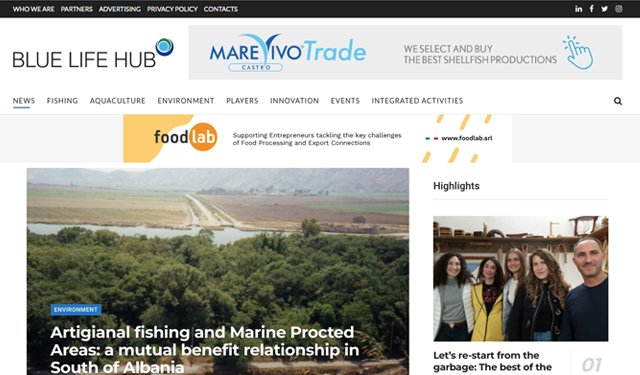 Blue Life Hub, il nuovo magazine online basato sui principi della Blue Economy