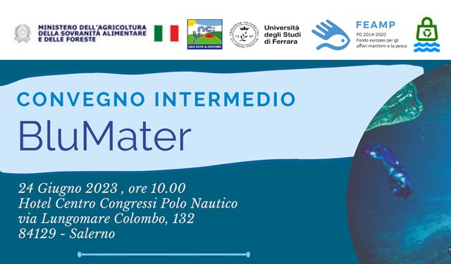 Il 24 giugno a Salerno il convegno sul progetto nazionale Blu Mater 