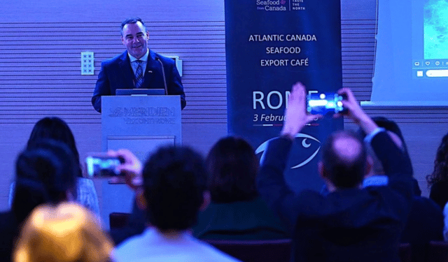 A Roma un evento per rafforzare il commercio ittico con il Canada