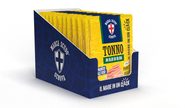 tonno in busta Unifrigo Marca Scudo Genova