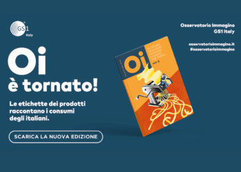 Grafica ufficiale della diciannovesima edizione dell’Osservatorio Immagino di GS1 Italy