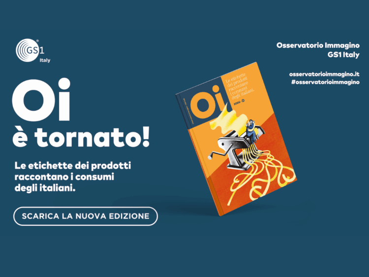 Grafica ufficiale della diciannovesima edizione dell’Osservatorio Immagino di GS1 Italy