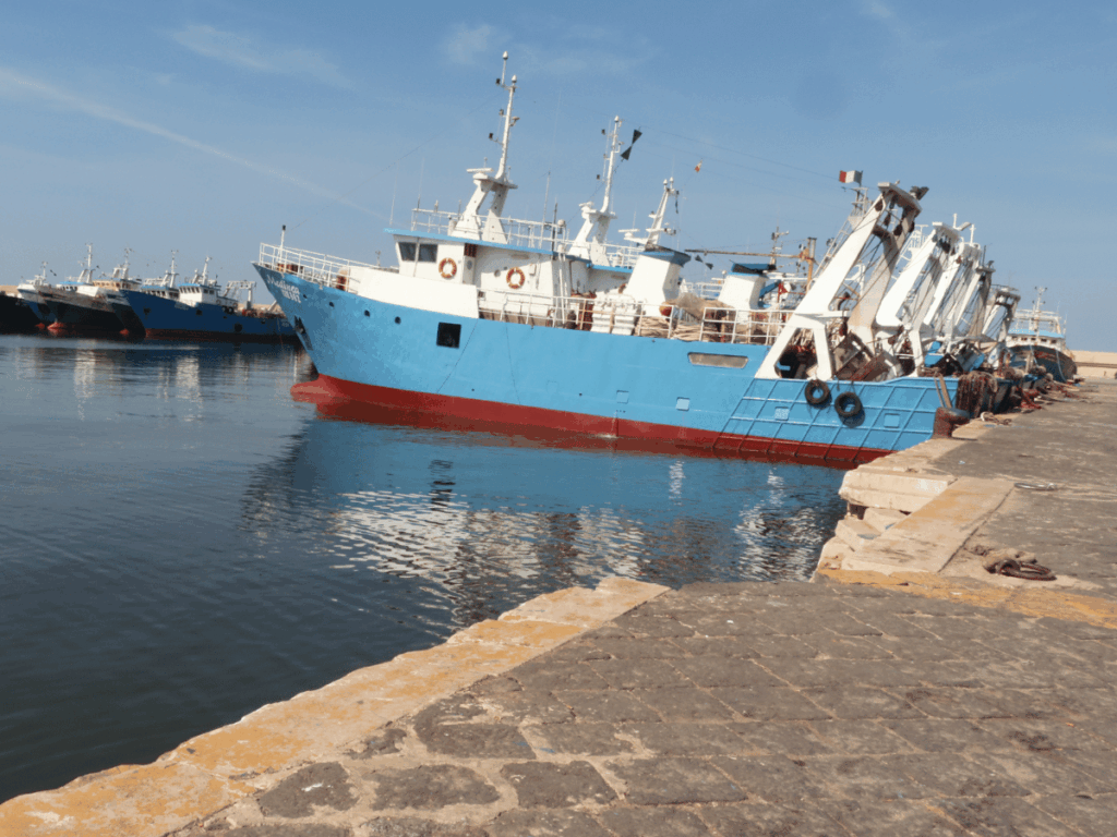 Porto peschereccio di Mazara del Vallo e motopesca della flotta siciliana
