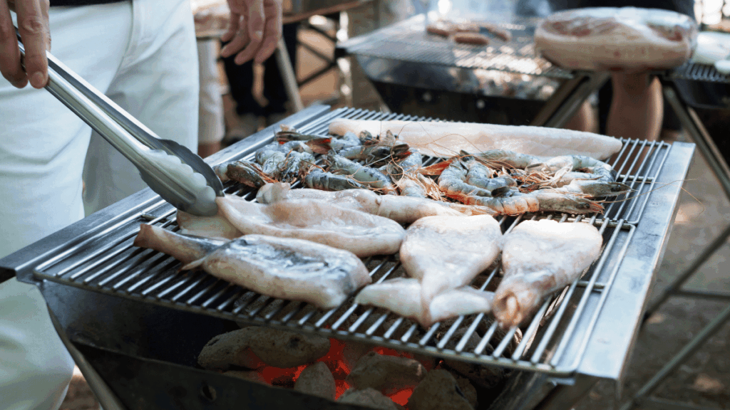 grigliata di pesce a Ferragosto