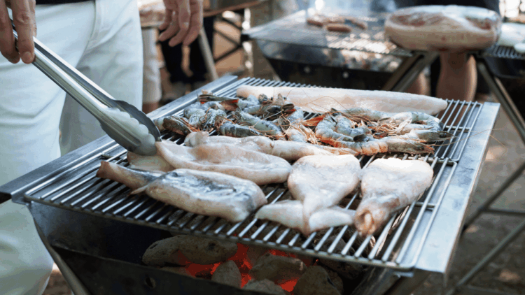 grigliata di pesce a Ferragosto