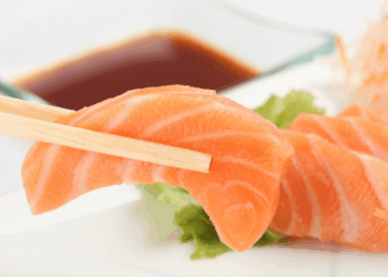 sashimi di salmone in Cina