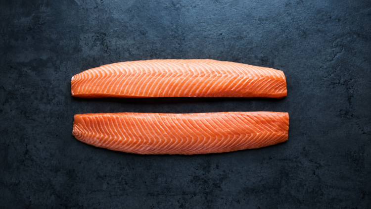 Filetti di salmone norvegese fresco